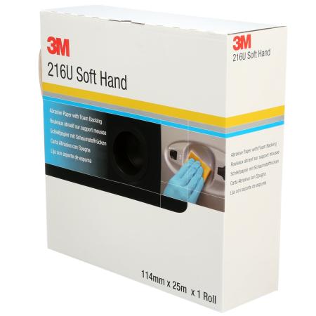 Preview: 3M™ Handrolle 216U Soft, 114 mm x 25 m, P500, 51243