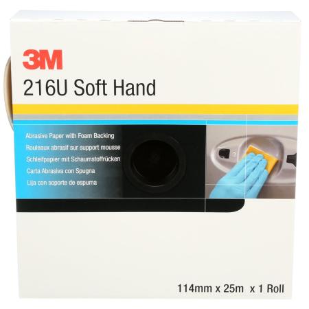 3M™ Handrolle 216U Soft, 114 mm x 25 m, P800, 51245