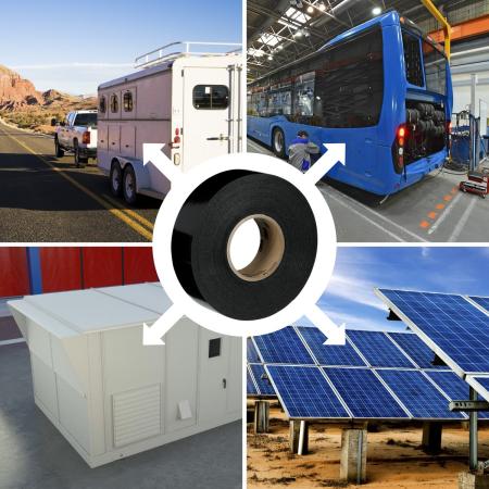 Preview: 3M™ Hochleistungs-Dichtband 4410B+, Schwarz, 76 mm x 33 m