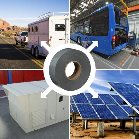 Preview: 3M™ Hochleistungs-Dichtband 4412G+, Grau, 50 mm x 16.5 m