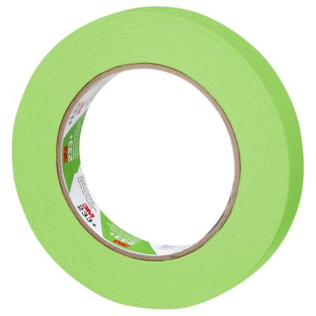 Preview: 3M™ Hochleistungsabdeckband grün 233+, 18 mm x 55 m, 26334
