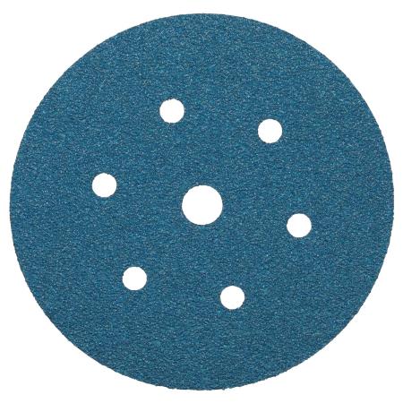 3M™ Hookit™ Blau Schleifscheibe 521U, 150 mm, Multihole, 40E, 36520