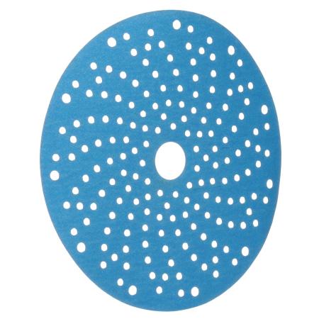 Preview: 3M™ Hookit™ Blau Schleifscheibe Multihole 325U, Blau, 150 mm, Multihole, 220, 51376