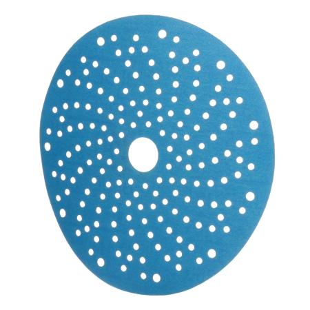 Preview: 3M™ Hookit™ Blau Schleifscheibe Multihole 325U, Blau, 150 mm, Multihole, 240, 51377