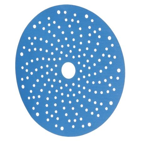 Preview: 3M™ Hookit™ Blau Schleifscheibe Multihole 325U, Blau, 150 mm, Multihole, 500, 51382