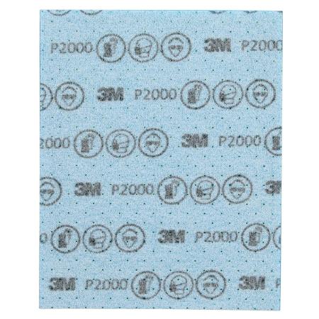 Preview: 3M™ Hookit™ Flexible Feinschleifstreifen, 139 mm x 172 mm, P2000, 33537