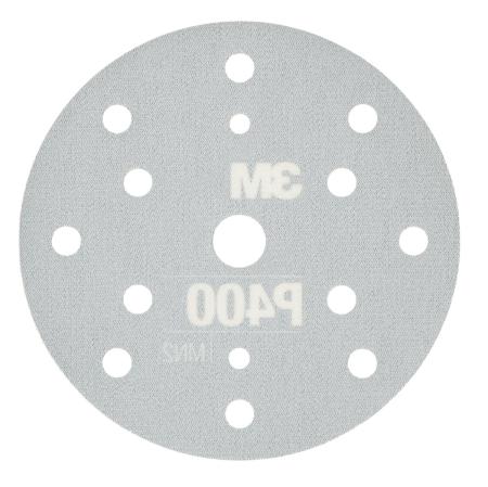 Preview: 3M™ Hookit™ Flexible Schleifscheibe 270J, 150 mm, 15-fach gelocht, P400, 34417