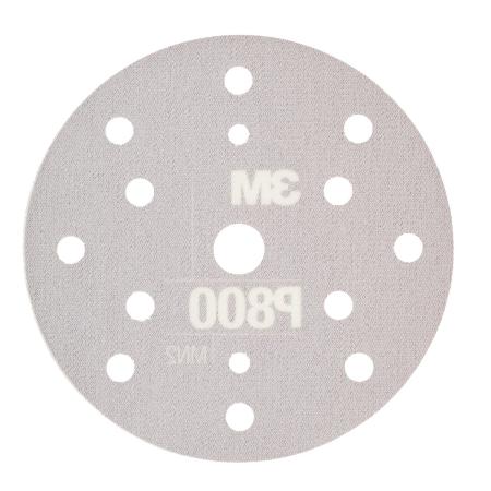 Preview: 3M™ Hookit™ Flexible Schleifscheibe 270J, 150 mm, 15-fach gelocht, P800, 34420