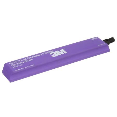 Preview: 3M™ Hookit™ Flexibler Staubabsaugungs-Schleifklotz, 406 mm x 67 mm, 35828