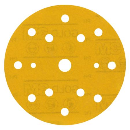 3M™ Hookit™ Gold Schleifscheibe 288U, 150 mm, 15-Loch, 800, 51556