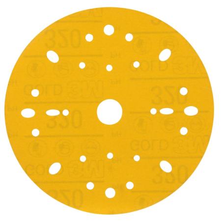 3M™ Hookit™ Gold Schleifscheibe 288U, 150 mm, Multihole, 320, 9287