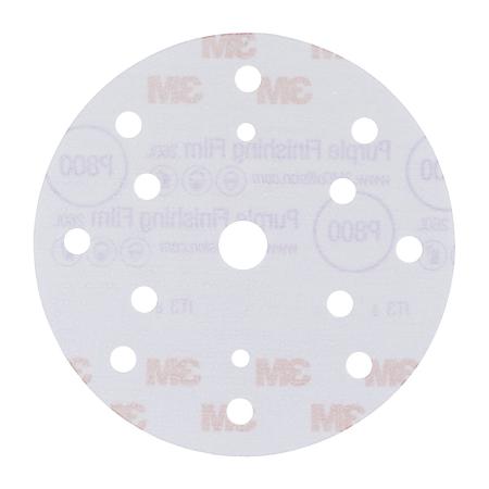 3M™ Hookit™ Purple Schleifscheibe 260L, 15-fach gelocht, 150 mm, P800, 51155
