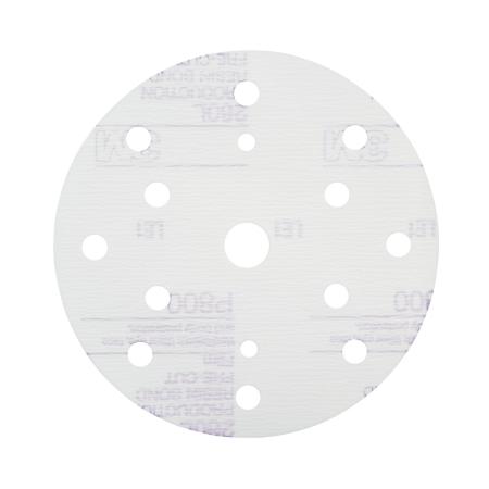 3M™ Hookit™ Schleifscheibe 260L, 150 mm, 15-fach gelocht, P800, 51099