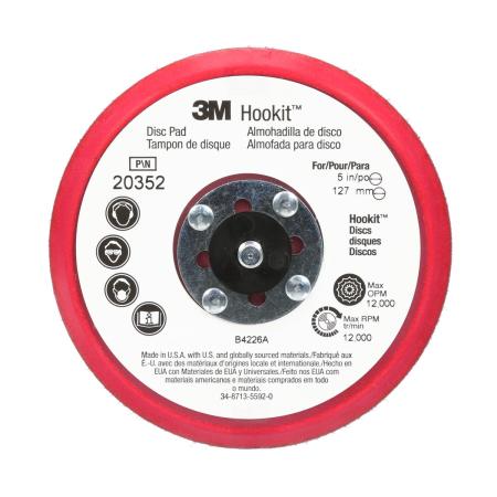 3M™ Hookit™ Schleifteller Low Profile, 125 mm x 9,5 mm x 7,9 mm, 20352