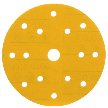 3M™ Hookit™ Soft Gold Schleifscheibe 288U, 150 mm, 15-Loch, 500, 41090