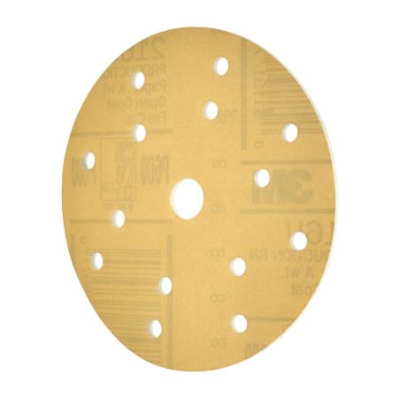 Preview: 3M™ Hookit™ Soft Schleifscheibe 216U, 150 mm, 15-fach gelocht, P600, 51091