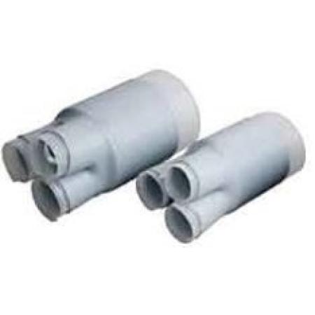 3M™ Kaltschrumpf-Aufteilkappe Serie 8560, Silikon, 3-Finger, Hellgrau, Größe D