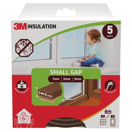 Preview: 3M™ Klassische Isolierdichtung Kleine Lücke, Braun, 6M
