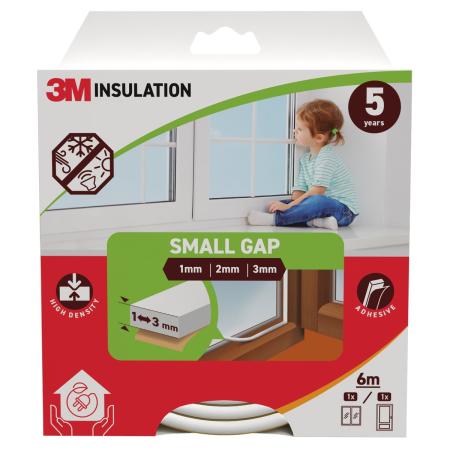 Preview: 3M™ Klassische Isolierdichtung Kleine Lücke, Weiß, 6M