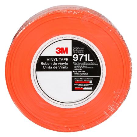 Preview: 3M™ Langlebiges Bodenmarkierungsband 971L, Orange, 50.8 mm x 33 m, 0.43 mm, Individually Wrapped Conveniently Packaged