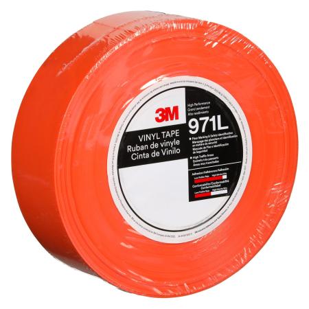3M™ Langlebiges Bodenmarkierungsband 971L, Orange, 50.8 mm x 33 m, 0.43 mm, Individually Wrapped Conveniently Packaged