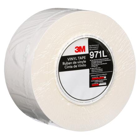3M™ Langlebiges Bodenmarkierungsband 971L, Weiß, 76.2 mm x 33 m, 0.43 mm, Individually Wrapped Conveniently Packaged