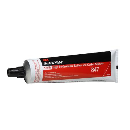 3M™ Lösemittelklebstoff auf Nitrilkautschukbasis 847, Braun, 150 ml