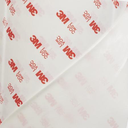 Preview: 3M™ Low VOC Doppelseitiges Klebeband mit Vlies-Träger 99015LVC, Weiß, 1000 mm x 50 m, 0.15 mm
