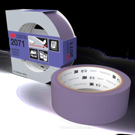 3M™ Malerabdeckband 2071, 36 mm x 50 m, 1 Rolle/Packung - 100% PEFC, SGSCH-PEFC-COC-110078