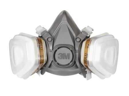 3M™ Mehrweg-Atemschutzmaske für Lackierarbeiten Starter-Paket, A2P3 R Filter, mittelgroße Maske 50686