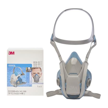Preview: 3M™ Mehrweg-Halbmaske, Quick Latch, Medium 6502QL