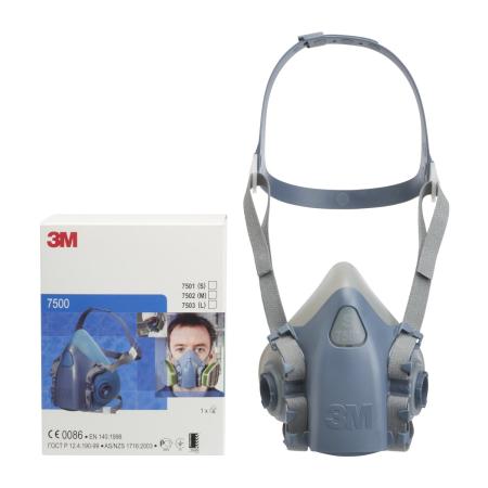 Preview: 3M™ Mehrweg-Halbmaske, Small, 7501B