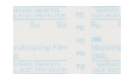 3M™ Microfinishing PSA Film Sheet 268L, 15 Mic 3MIL, 9-1/16 in x 11-1/32 in, 20/Pack, 100 ea/Case