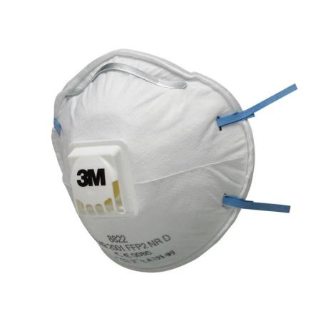 3M™ Partikelmaske, FFP2, mit Ventil, 8822