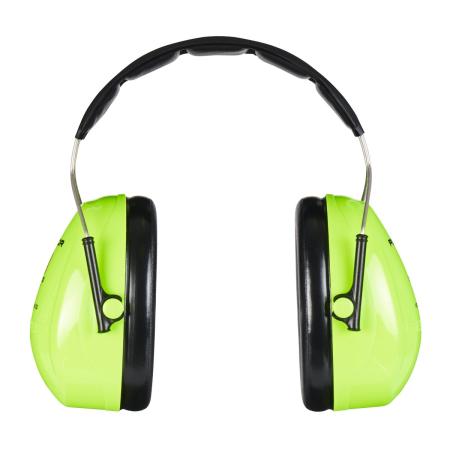 Preview: 3M™ PELTOR™ Optime™ II Kapselgehörschützer, Warnfarbe, Kopfbügel, H520A-472-GB