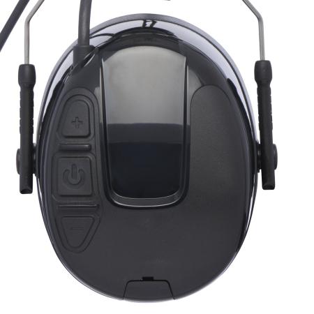 Preview: 3M™ PELTOR™ WorkTunes™ Pro AM/FM-Radio Headsets, 31 dB, schwarz, Befestigung am Schutzhelm, HRXS221P3E