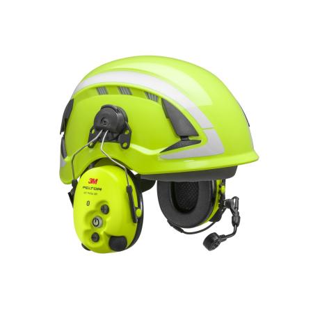 3M™ PELTOR™ WS™ ProTac™ XPI Bluetooth® Gehörschutz-Headset, gelb, Befestigung am Schutzhelm, FLX2, MT15H7P3EWS6-111