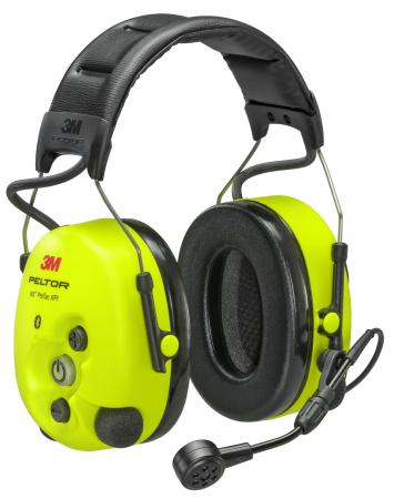 3M™ PELTOR™ WS™ ProTac XPI Gehörschutz-Headset mit schallpegelabhängiger Funktion, Bluetooth®, gelb, Kopfbügel, MT15H7AWS6