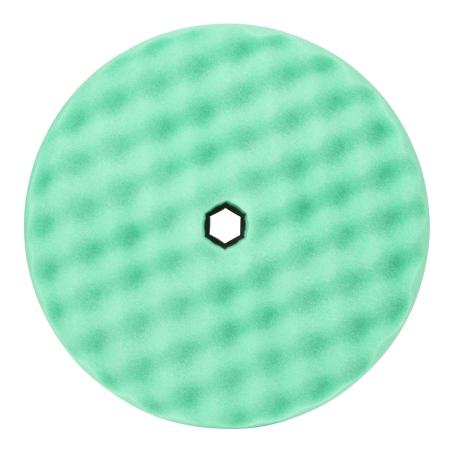 3M™ Perfect-It™ Polierschaumpad grob, Quick Connect System, Grün, Waffelförmig, 216 mm, 50874