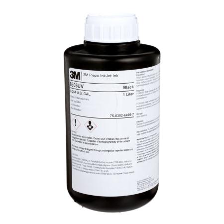 3M™ Piezo InkJet 8905UV Schwarz, 2 Flashen / Karton