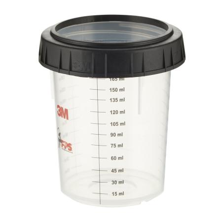 Preview: 3M™ PPS™ Außenbecher mit Schraubring, Klein, 170 ml, 16115
