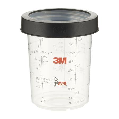 3M™ PPS™ Außenbecher mit Schraubring, Midi, 400 ml, 16122