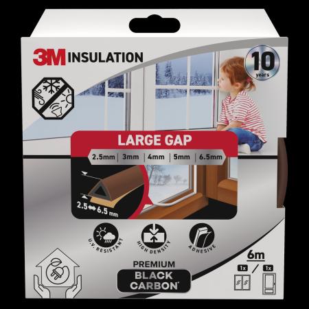 Preview: 3M™ Premium Isolierdichtung Große Lücke, Braun, 6M