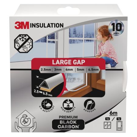Preview: 3M™ Premium Isolierdichtung Große Lücke, Weiß, 6M