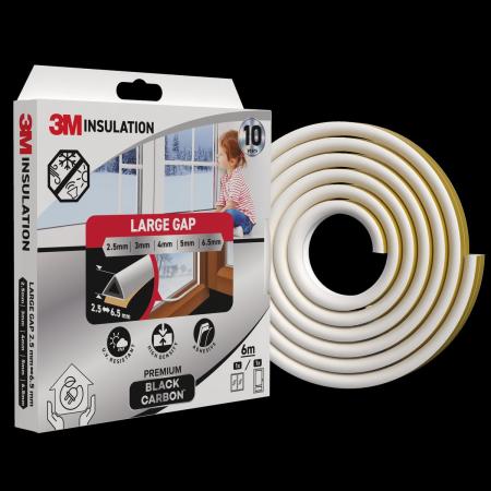 3M™ Premium Isolierdichtung Große Lücke, Weiß, 6M