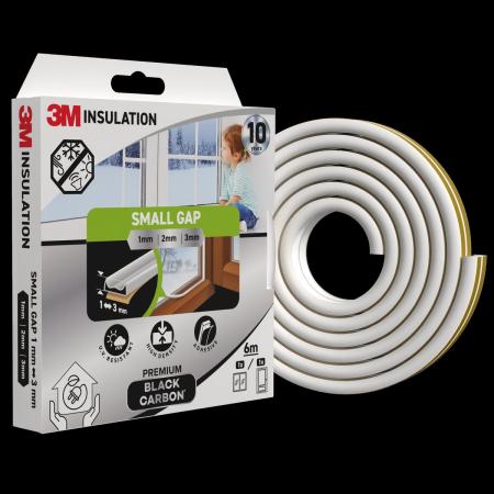 3M™ Premium Isolierdichtung Kleine Lücke, Weiß, 6M