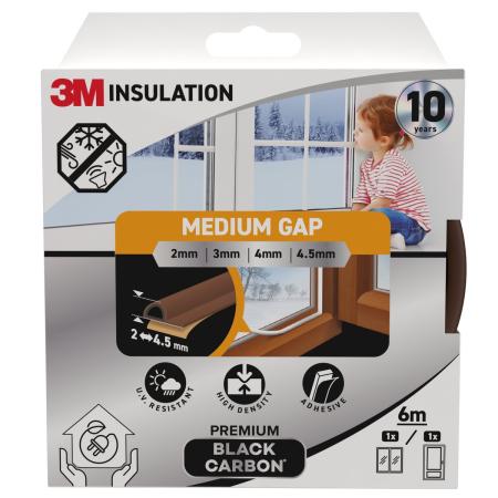 Preview: 3M™ Premium Isolierdichtung Mittelgroße Lücke, Braun, 6M