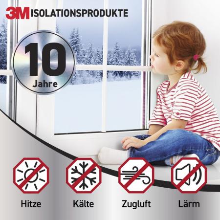 Preview: 3M™ Premium Isolierdichtung Mittelgroße Lücke, Weiß, 6M
