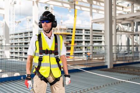 Preview: 3M™ Protecta® E200 Standard-Auffanggurt im Westenstil, schwarz, M/L, 1161610