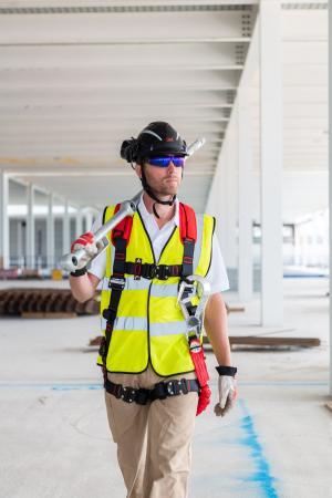 Preview: 3M™ Protecta® E200 Standard-Auffanggurt mit geraden Beinschlaufen, schwarz, XL, 1161644